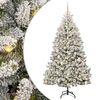 vidaXL Mākslīgā Ziemassvētku eglīte 180 cm 300 LED Silti balts