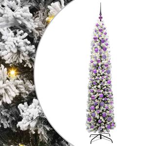 vidaXL Mākslīgā Ziemassvētku eglīte su 300 LED ar statīvu Zaļa 180 cm