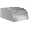vidaXL ūdenskritums ar LED, 30x34x14 cm, nerūsējo&scaron;s tērauds 304