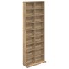 vidaXL CD skapis Artisan Ozols 65 x 23,5 x 175 cm Inženierijas koks