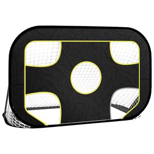 vidaXL futbola vārti ar mērķi, 120x80x80 cm, poliesters