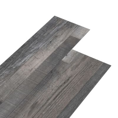 vidaXL grīdas dēļi, pašlīmējoši, 5,21 m², 2 mm, koka krāsa, PVC
