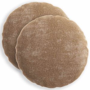 vidaXL Spilvenu pārvalks 2 gab. HEERLEN Brūna &Oslash; 40 cm &Scaron;enila audums