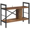 vidaXL Grāmatu plaukts 3 līmeņi 75 x 30 x 58,5 cm Inženierijas koks
