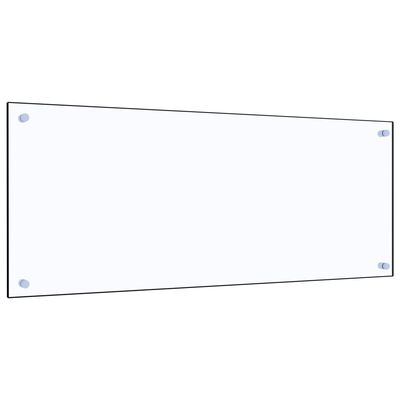vidaXL virtuves panelis, 100x40 cm, rūdīts stikls, caurspīdīgs