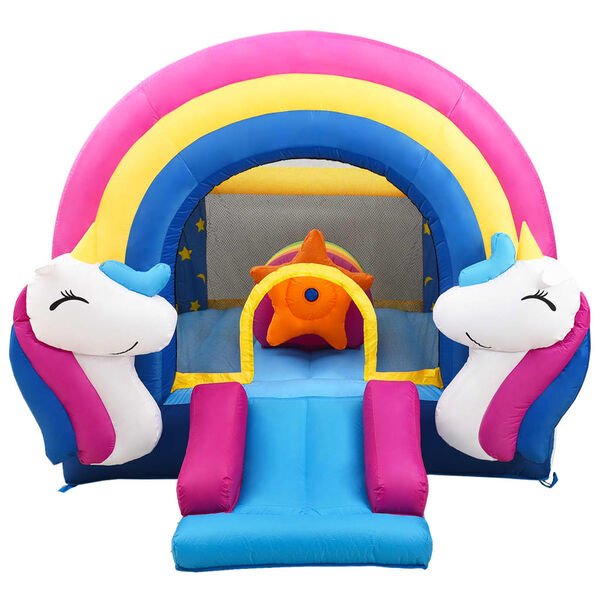 Happy Hop piepūšamā atrakcija ar slidkalniņu, 335x265x215 cm, PVC