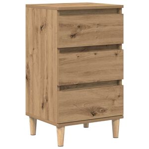 vidaXL Nakts skapītis Artisānā ozols 40 x 35 x 70 cm Inženierijas koks