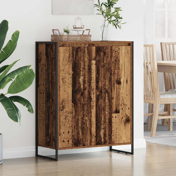 vidaXL Apavu skapis Vecs koks 79 x 36 x 100 cm Inženierijas koks