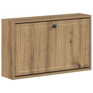 vidaXL Sienā piestiprināms apavu skapis EDE 71 x 17 x 43 cm