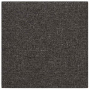 vidaXL Sienas galvgals 12 gab. 30 x 30 cm Tum&scaron;i pelēks audums