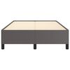 vidaXL gultas rāmis, pelēks, 120x200 cm, mākslīgā āda