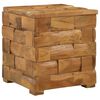 vidaXL Glabā&scaron;anas krēsls Brūna 40 x 40 x 45 cm Ciets tek&scaron;a koks
