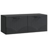 vidaXL Sienā piestiprināms TV skapis Melns 78,5 x 31 x 30 cm