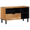 vidaXL Televizora skapī&scaron;a Brūna 80 x 33 x 46 cm Cieta mango koksne