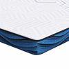 vidaXL Matracis 90 x 200 cm biezs Žakarda audums Balts