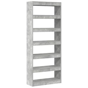 vidaXL Grāmatplaukts 6 līmeņi 80 x 30 x 198 cm Inženierijas koks