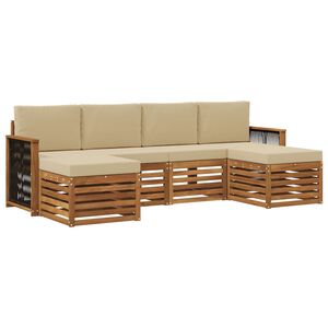 vidaXL Dīvāna komplekti Cietā akācijas koks