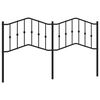 vidaXL rezerves galvgalis, metāls, melns, 180 cm