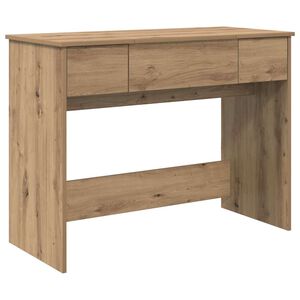 vidaXL Kosmētikas Galds Artisānā ozols 100 x 45 x 76 cm