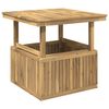 vidaXL Balts 80,5 x 80 x 75/44,5 cm