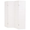 vidaXL aizslietnis, 4 paneļi, 160x170 cm, japāņu stils, balts