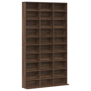 vidaXL CD plaukts, ozolkoka krāsā, 102x23x177,5 cm, inženierijas koks