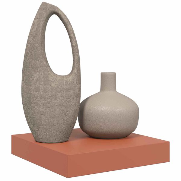 vidaXL Sienas plaukts Sarkana 23 x 23,5 x 4 cm Inženierijas koks