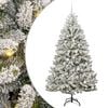 vidaXL Mākslīgā Ziemassvētku eglīte 210 cm 300 LED Silti balts
