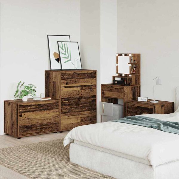 vidaXL Skapītis Vecs koks 80 x 48 x 57 cm Inženierijas koks