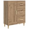 vidaXL Puse Artisan Ozols 69,5 x 34 x 90 cm Inženierijas koks