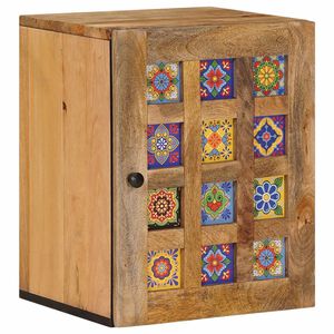 vidaXL Vannas istabas karājamais skapis Dabiska 38 x 33 x 48 cm