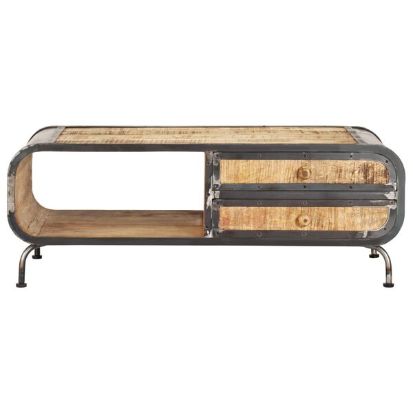 vidaXL kafijas galdiņš, 100x50x35 cm, mango masīvkoks