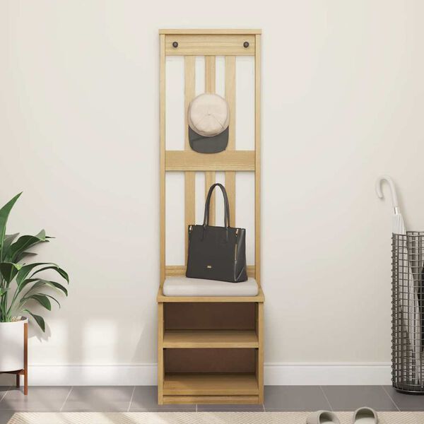 vidaXL halles koks SANDNES 45x40x159,5 cm masīvkoka priede