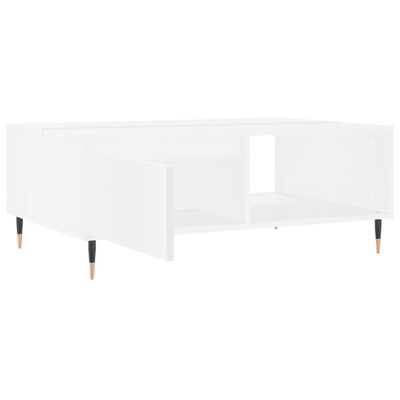 vidaXL kafijas galdiņš, balts, 90x60x35 cm, inženierijas koks