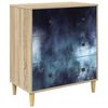 vidaXL Drīzā rokas RAALTE Zila marmora druka 66 x 36,5 x 75 cm Sonoma