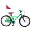 vidaXL Bērnu Velosipēds 18 Collas 5-7 gadiem Zaļa