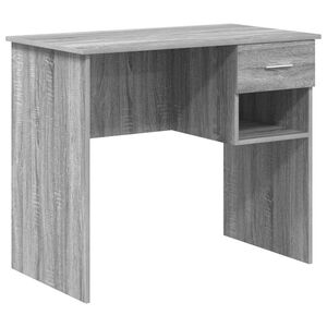 vidaXL Galds Pelēks Sonoma 90 x 49 x 75 cm Inženierijas koks