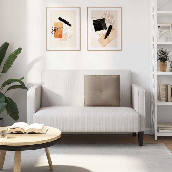 vidaXL Atpakaļ spilvens Pelēkbrūna 50 x 45 cm Mikrofibra