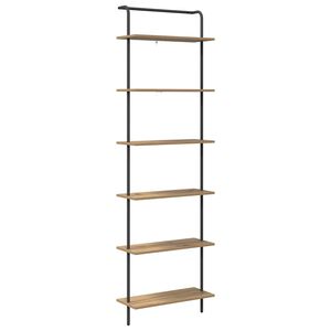 vidaXL Grāmatu plaukts 6 līmeņi 60 x 24 x 203 cm Inženierijas koks