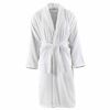 vidaXL halāts, 100% kokvilna, XL, unisex, balts