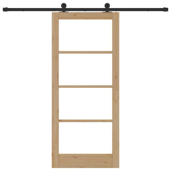 vidaXL Slīdo&scaron;ās durvis ORKDAL Dabiska 86 x 198,5 cm