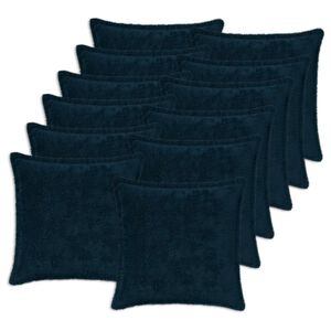 vidaXL Spilvenu pārvalks 12 gab. HOUTEN Tums zils 40 x 40 cm