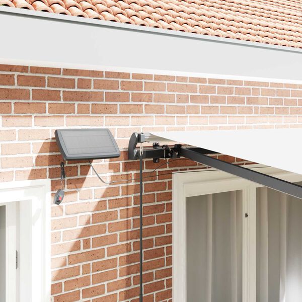 vidaXL Izvelkams jumtiņ&scaron; Balts 300 x 250 cm audums