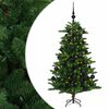 vidaXL Mākslīgā Ziemassvētku eglīte ar rotājumiem 120 cm 150 LED