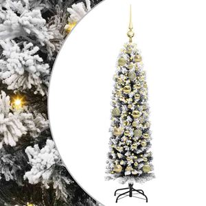 vidaXL Mākslīgā Ziemassvētku eglīte su 150 LED ar statīvu Zaļa 120 cm