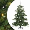 vidaXL Mākslīgā Saliekamā Ziemassvētku Egle Zaļa 150 cm PVC un tērauds