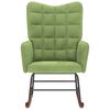 vidaXL &scaron;ūpuļkrēsls, gai&scaron;i zaļ&scaron; samts