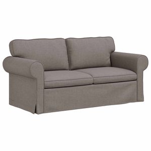 vidaXL Dīvāns Pelēkbrūna 175 x 82 x 80 cm audums