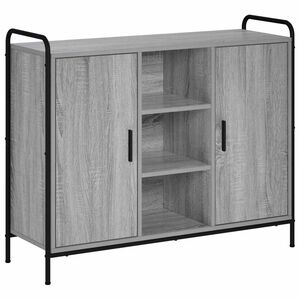vidaXL Puse Pelēks Sonoma 97 x 33 x 81 cm Inženierijas koks