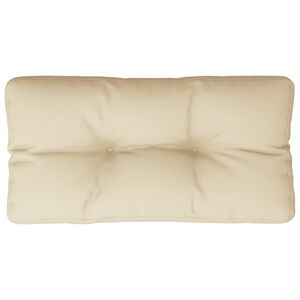 vidaXL pale&scaron;u spilvens, 80x40x12 cm, audums, bē&scaron;s